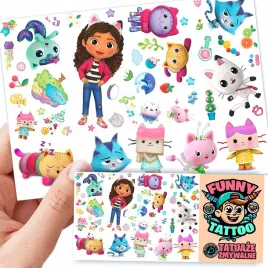 tatuaze-zmywalne-dla-dzieci-koci-domek-gabi-wzory-oryginalne