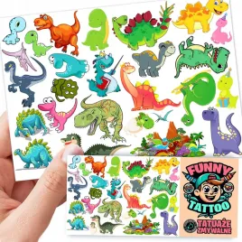 tatuaze-zmywalne-dla-dzieci-dinozaury-wzory-oryginalne