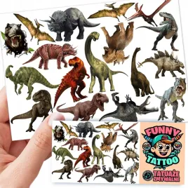 tatuaze-zmywalne-dla-dzieci-dinozaury-wzory-oryginalne
