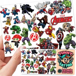 tatuaze-zmywalne-dla-dzieci-avengers-wzory-oryginalne