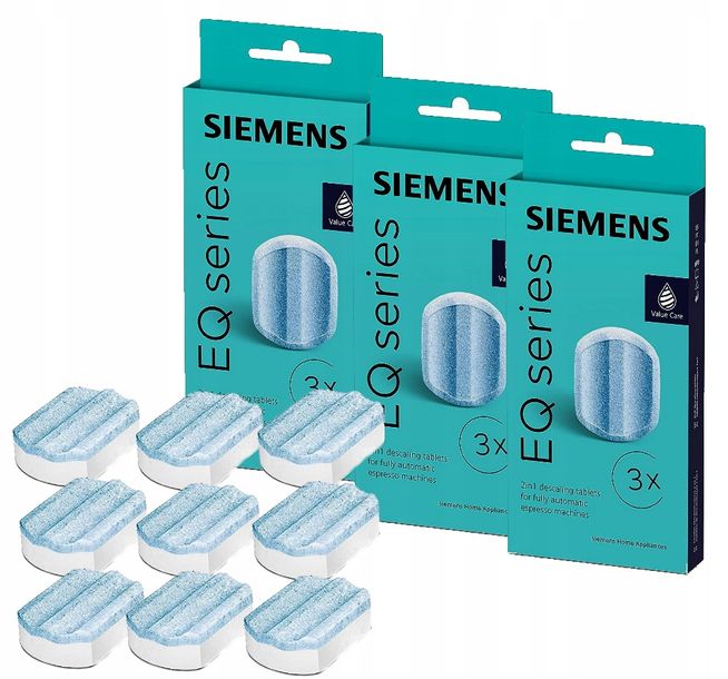 3 x 3szt Tabletki odkamieniające SIEMENS TZ80002B