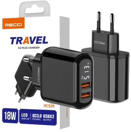szybka-ladowarka-sieciowa-18w-2x-usb-qc-3-0-zasilacz-z-wyswietlaczem-recci