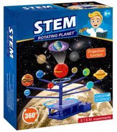 uklad-sloneczny-stem-obrotowy-model-projektor