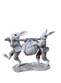 figurka-wielkanocny-zajace-kroliki-z-kapusta