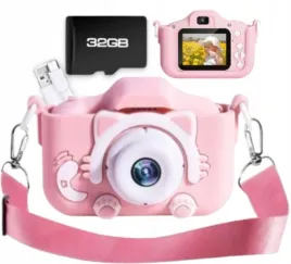 aparat-cyfrowy-dla-dzieci-dziecka-fotograficzny-rozowy-kotek-karta-32gb