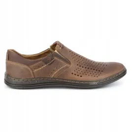 buty-meskie-skorzane-na-lato-azurowe-wsuwane-polskie-401l-brazowe-43