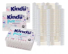 kindii-patyczki-higieniczne-z-ogranicznikiem-pure-3-pack-180-sztuk