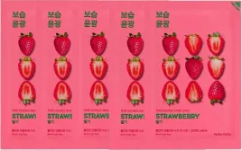 5-sztuki-pure-essence-mask-sheet-strawberry-23ml-holika-holika-truskawka