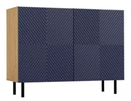 komoda-2d-ryflowana-100-cm-grafit-kamika-kwadrat-ts-3-kolory