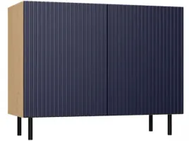 komoda-2d-ryflowana-100-cm-grafit-kamika-slim-ts-3-kolory
