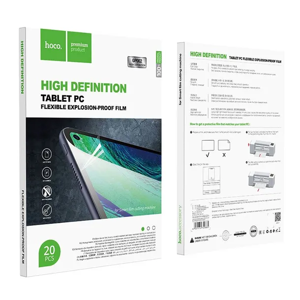 hoco-gp002-hd-tablet-hydrogel-foil-20-pcs-stan-nowy-dedykowany-model-uniwersalny