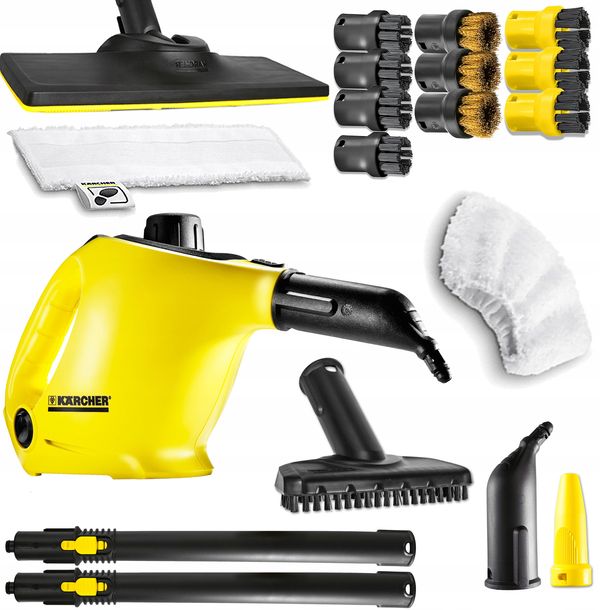 PAROWNICA MOP PAROWY SC1 EASYFIX KARCHER MYJKA PAROWA ZESTAW SZCZOTECZKI XL