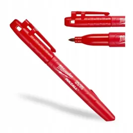 marker-punktowy-budowlany-stolarski-warsztatowy-pisak-czerwony-milwaukee
