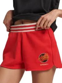 spodenki-damskie-superdry-vintage-colegiate-szorty-dresowe-czerwone