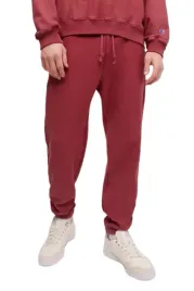 spodnie-meskie-champion-elastic-cuff-dresowe-bordowe