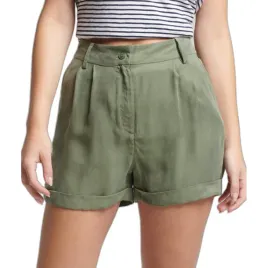 spodenki-damskie-superdry-studios-cupro-szorty-zielone