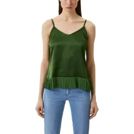 bluzka-damska-liu-jo-top-sottoveste-na-cienkich-ramiaczkach-zielony