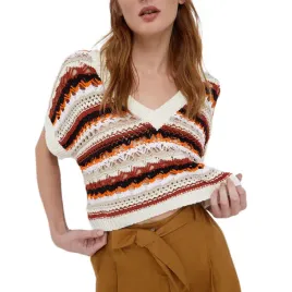 sweter-damski-liu-jo-desert-stripes-z-krotkim-rekawem-w-paski