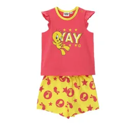 koszulka-spodenki-komplet-dla-dziewczynki-original-marines-tweety