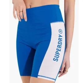 spodenki-damskie-superdry-active-lifestyle-dopasowane-kolarki-niebieskie