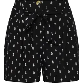 spodenki-damskie-superdry-czarne-z-nadrukiem-letnie