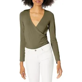 bluzka-damska-guess-crossocer-ruched-mane-top-zielona