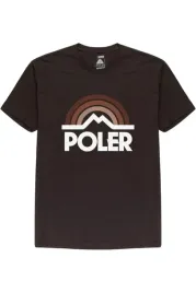 koszulka-meska-poler-mountain-rainbow-bawelniana-brazowy