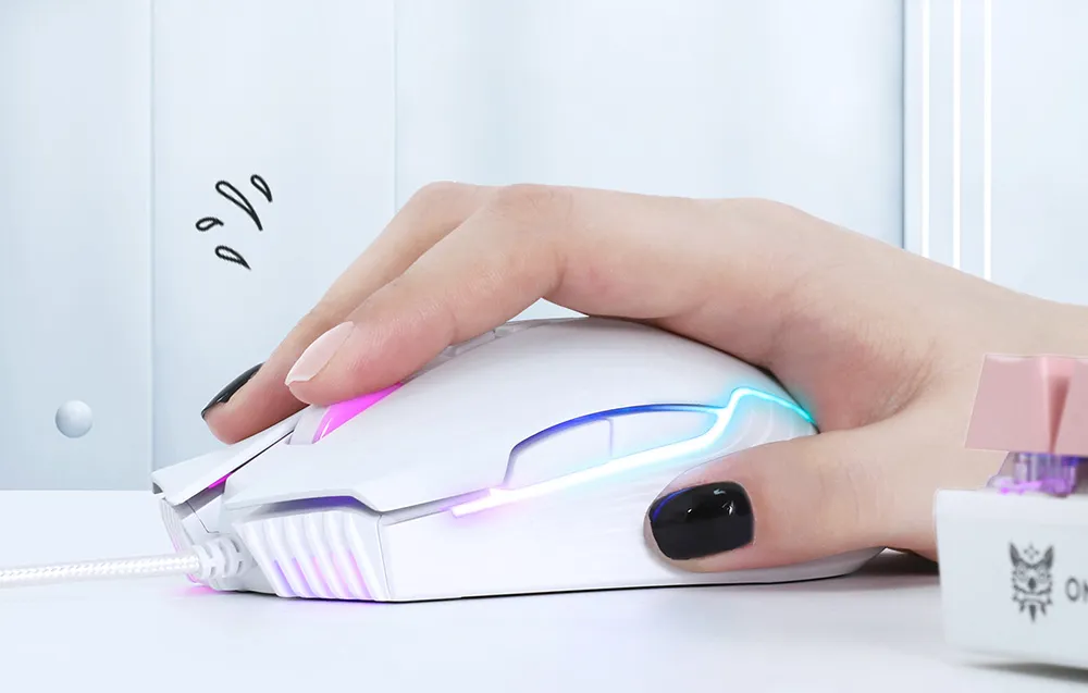 gaming-mouse-onikuma-cw905-white-wired