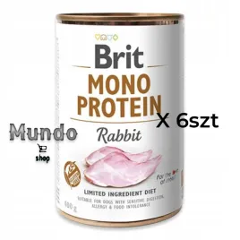 mokra-karma-dla-psa-brit-mono-protein-krolik-6-x-400-g