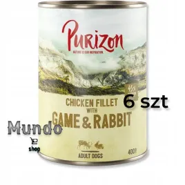 mokra-karma-purizon-adult-dog-dziczyzna-z-krolikiem-400-g-6-szt