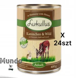 mokra-karma-lukullus-adult-smak-krolik-i-dziczyzna-400-g-24-szt
