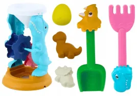 zestaw-zabawek-do-piasku-mlynek-lopatka-grabki-foremki-dinozaury