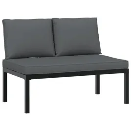lawka-ogrodowa-z-poduszkami-czarna-aluminium