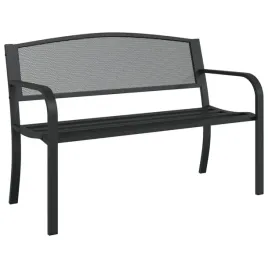 lawka-ogrodowa-119-cm-czarna-stalowa