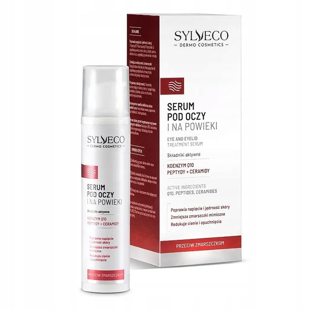 SYLVECO DERMO Serum pod Oczy i na Powieki - Ceramidy, Q10 i Peptydy 15ml