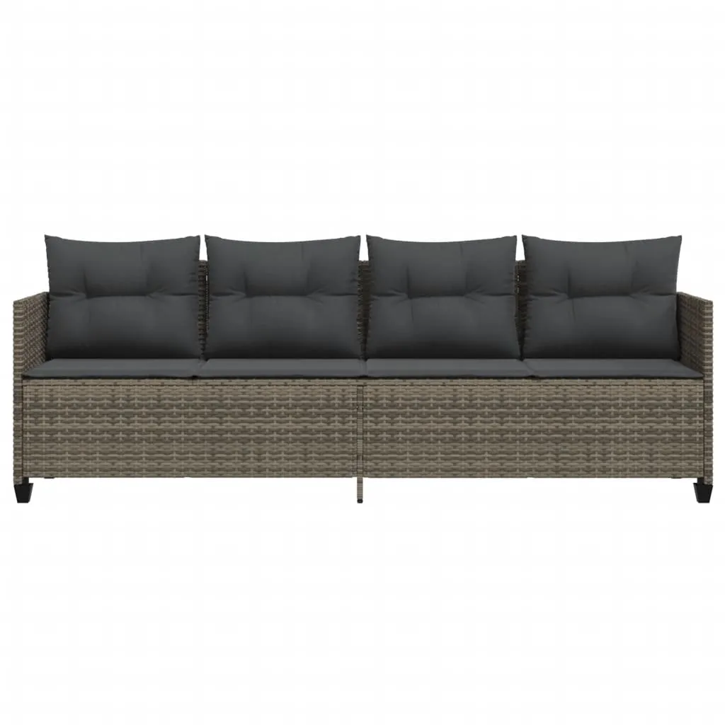lezanka-z-poduszkami-szara-polirattan