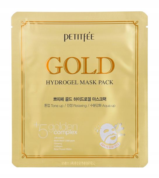 Фото - Маска для обличчя Petitfee ﻿ GOLD Maska hydrożelowa do twarzy 32 g 