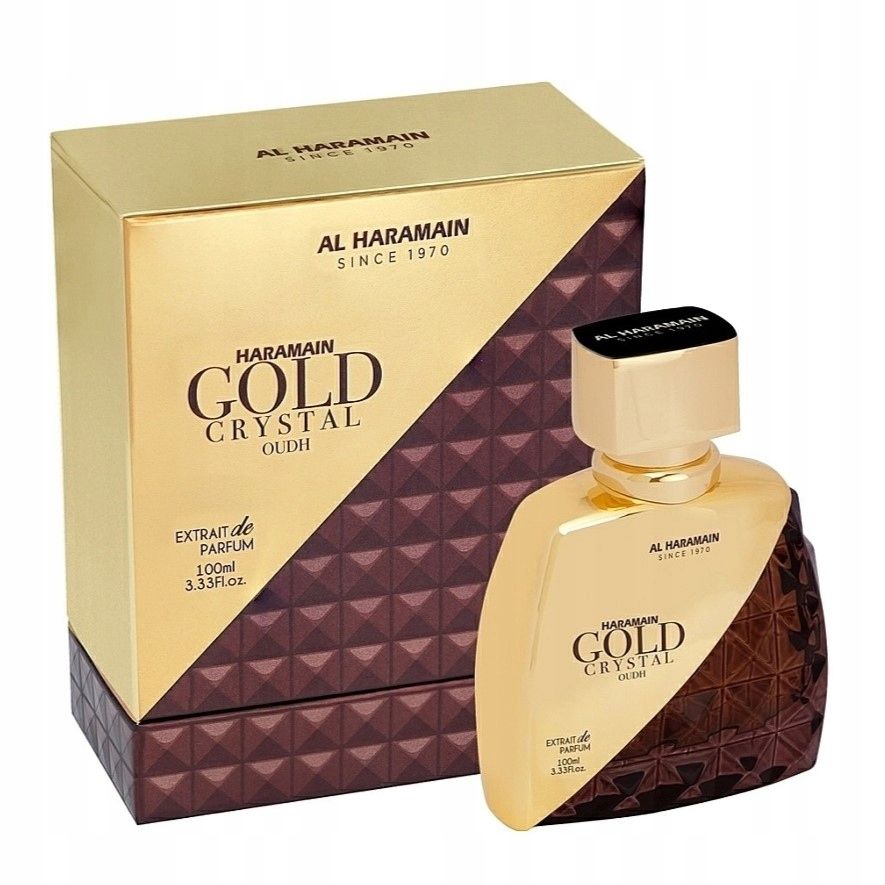 al haramain haramain gold crystal oudh ekstrakt perfum 100 ml    