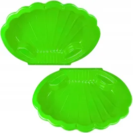 piaskownica-lub-basen-plastikowa-xxl-muszelka-zamykana-zielona-2w1-solidna