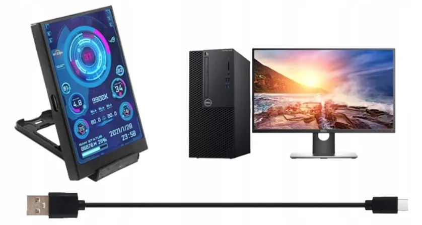 panel-monitor-cpu-gpu-ram-komputera-ekran-35-ips-usb-typ-c-stan-nowy