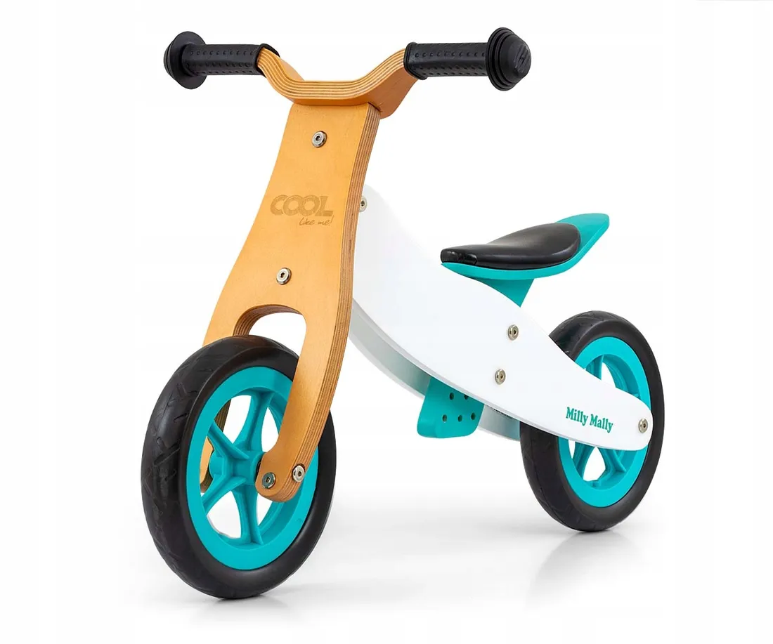 milly-mally-rowerek-2w1-cool-classic-mint-stan-nowy