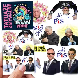 tatuaze-zmywalne-dla-dzieci-dzieciece-kaczynki-pis-moj-bohater-duda-wzory