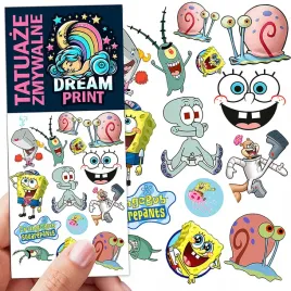 tatuaze-zmywalne-dla-dzieci-spongebob-wzory-oryginalne