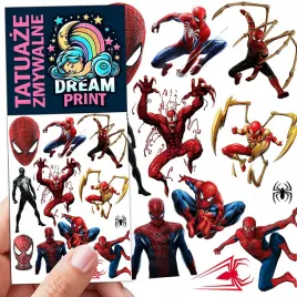 tatuaze-zmywalne-dla-dzieci-spiderman-wzory-oryginalne