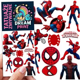 tatuaze-zmywalne-dla-dzieci-spiderman-wzory-oryginalne