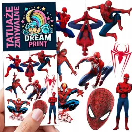 tatuaze-zmywalne-dla-dzieci-spiderman-wzory-oryginalne