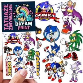 tatuaze-zmywalne-dla-dzieci-sonic-wzory-oryginalne