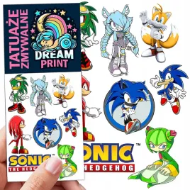 tatuaze-zmywalne-dla-dzieci-sonic-wzory-oryginalne