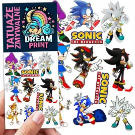 tatuaze-zmywalne-dla-dzieci-sonic-wzory-oryginalne