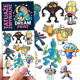 tatuaze-zmywalne-dla-dzieci-robots-wzory-oryginalne